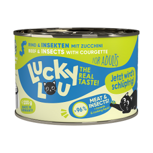 Lucky Lou Lifestage Adult Rind &amp; Insekten 200g.-Dose