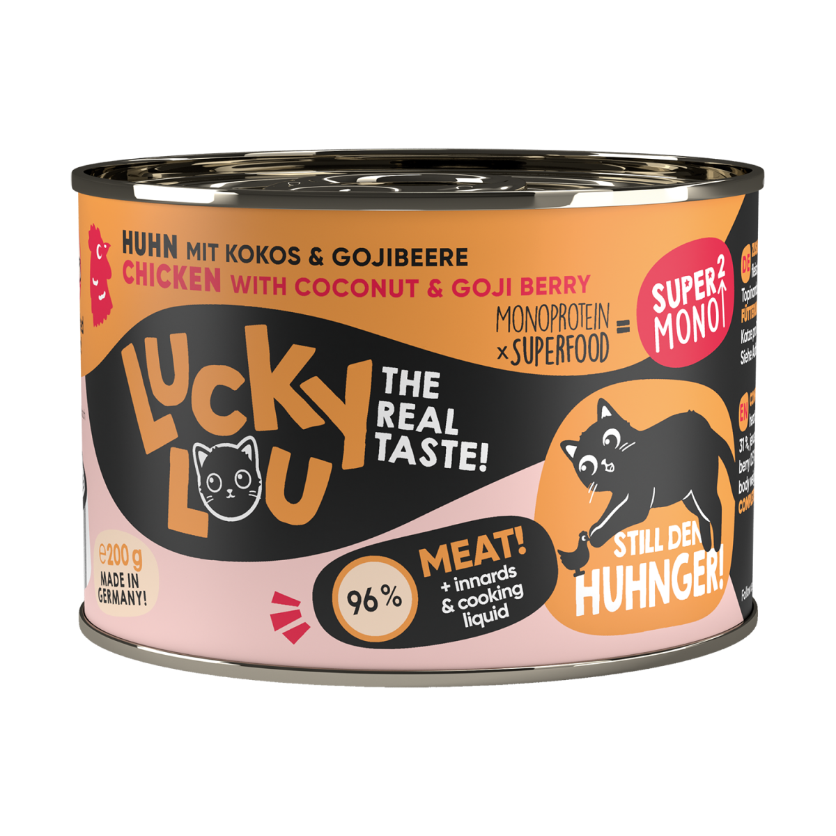 Lucky Lou SuperMono² Huhn 200g.-Dose