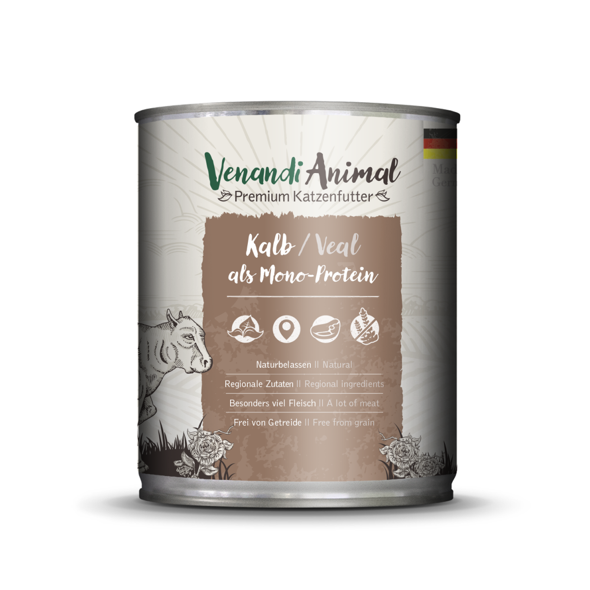 Venandi Animal Kalb als Monoprotein 800g.