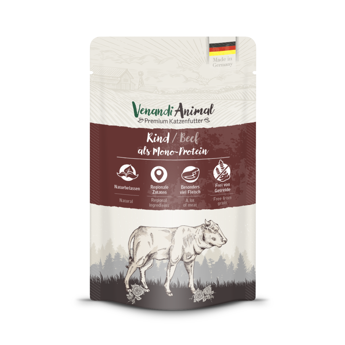 Venandi Animal Rind als Monoprotein 125g.