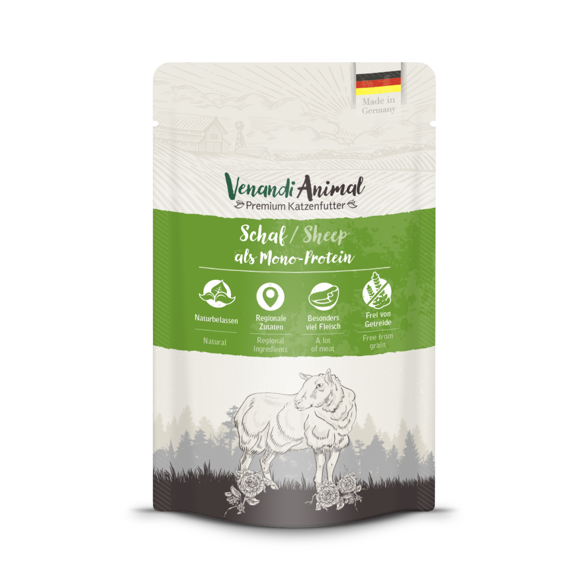 Venandi Animal Schaf als Monoprotein 125g.