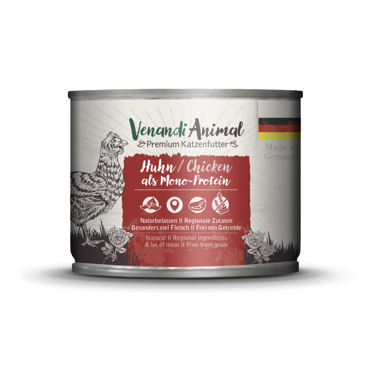 Venandi Animal Huhn als Monoprotein 200g.