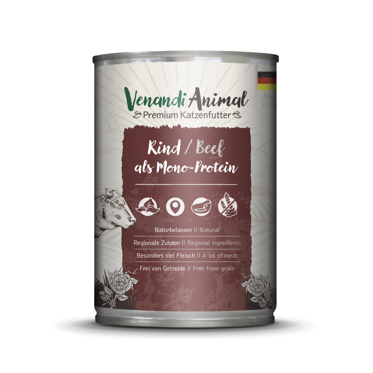 Venandi Animal Rind als Monoprotein 400g.