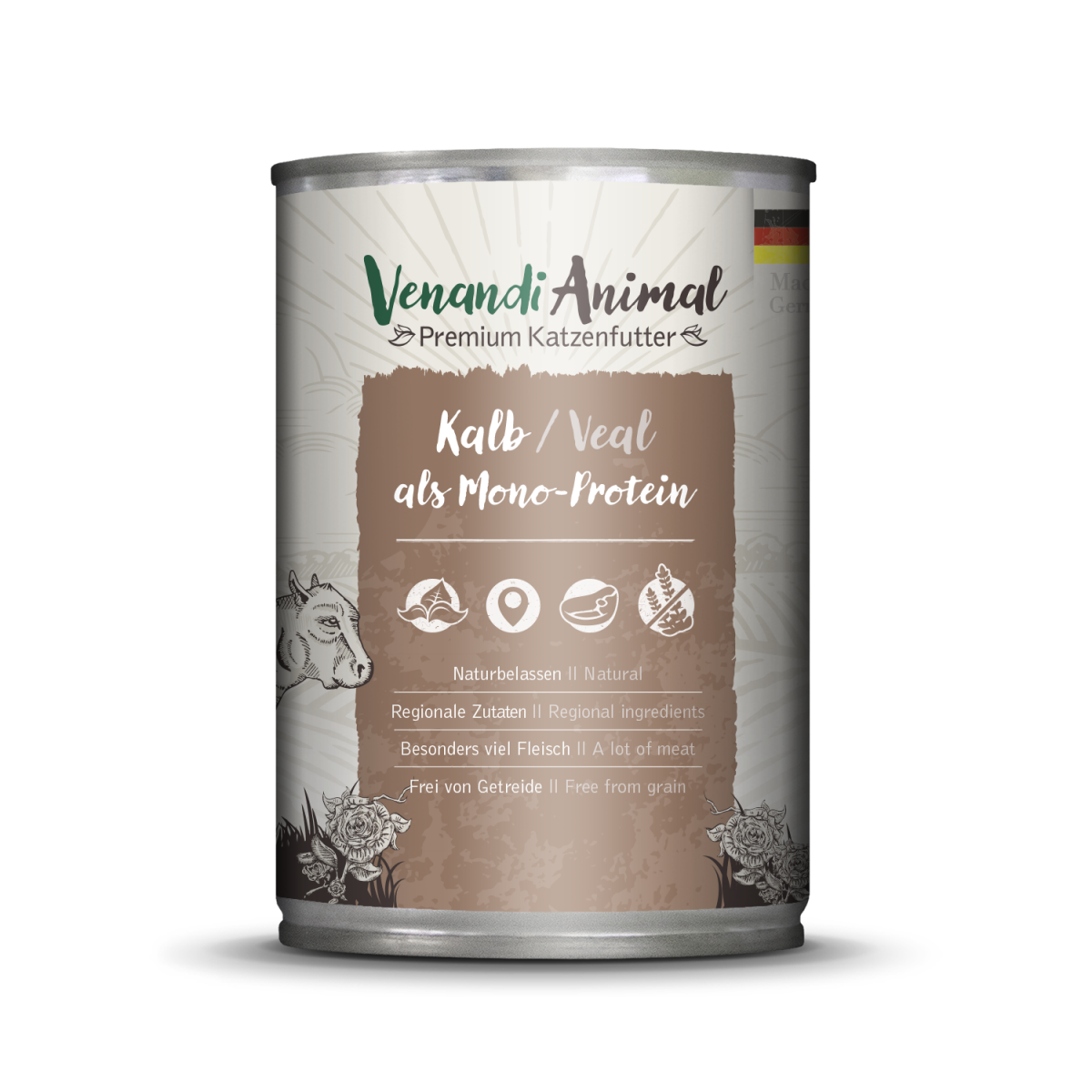 Venandi Animal Kalb als Monoprotein 400g.