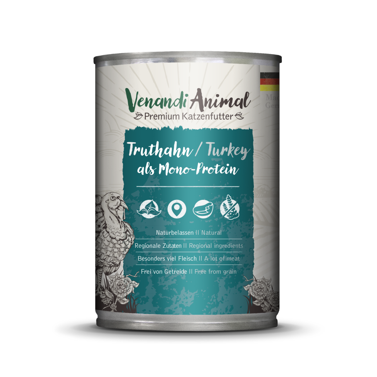 Venandi Animal Truthahn als Monoprotein 400g.