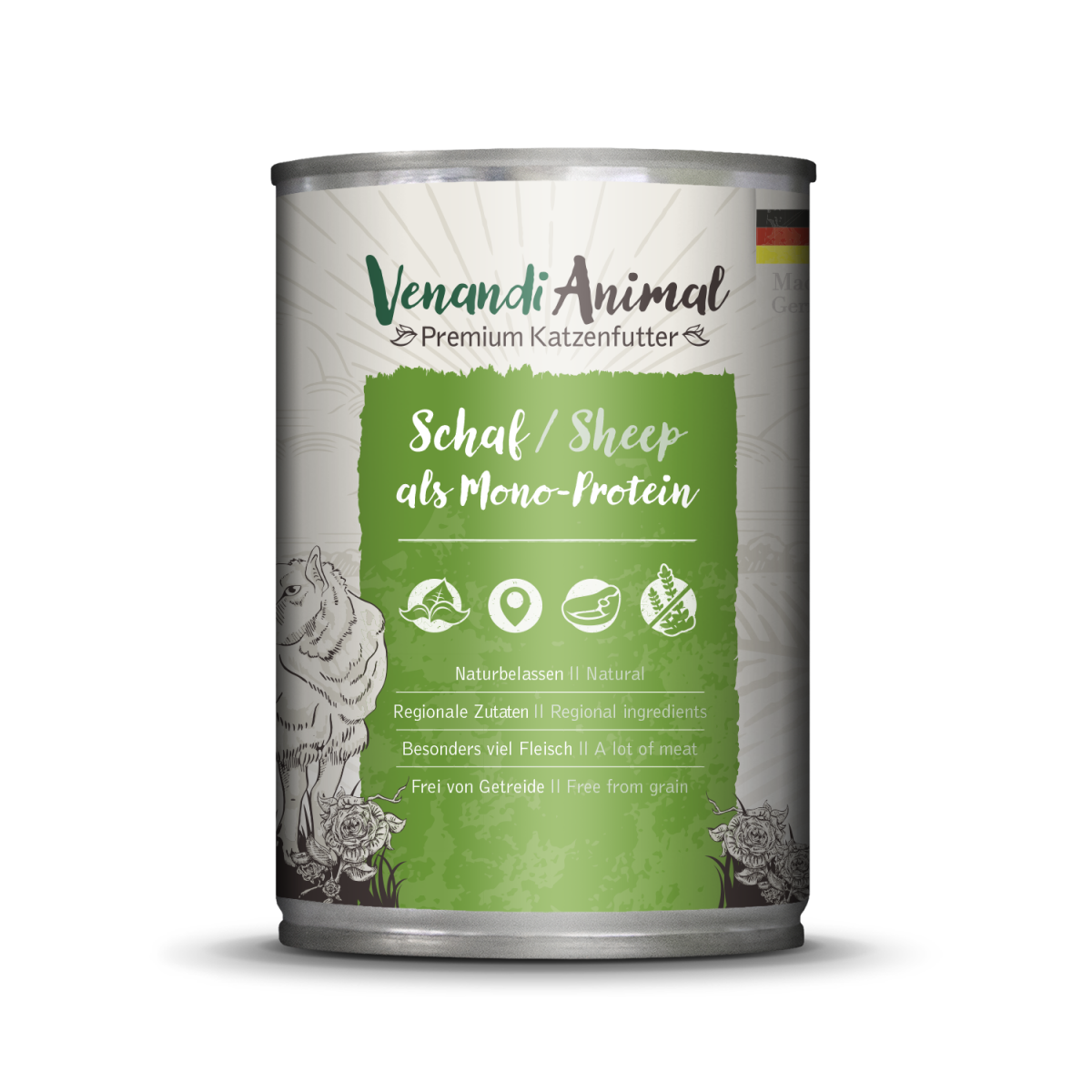 Venandi Animal Schaf als Monoprotein 400g.