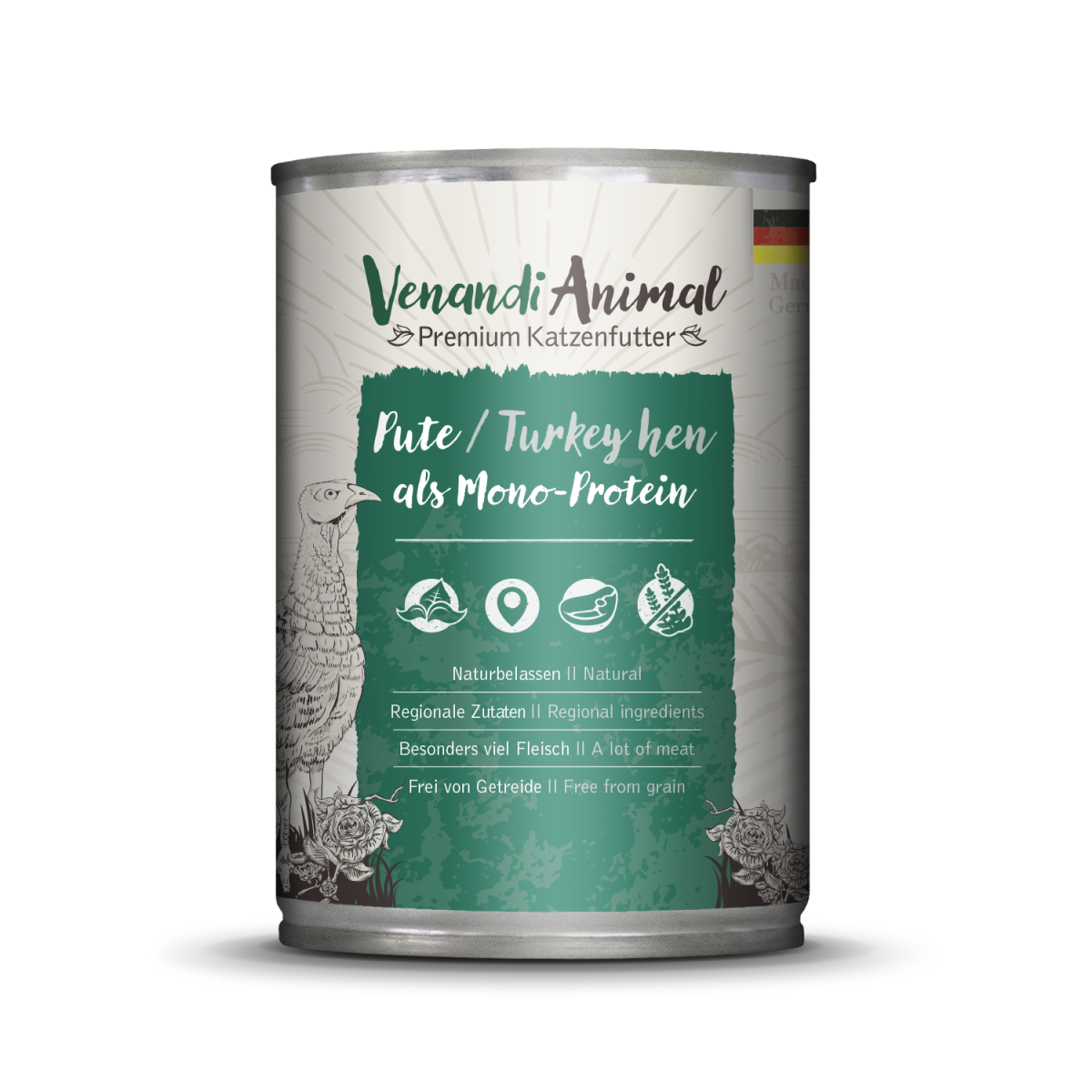 Venandi Animal Pute als Monoprotein 400g.