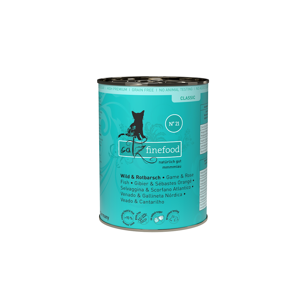 Catz Finefood No. 21 Wild & Rotbarsch 400g.