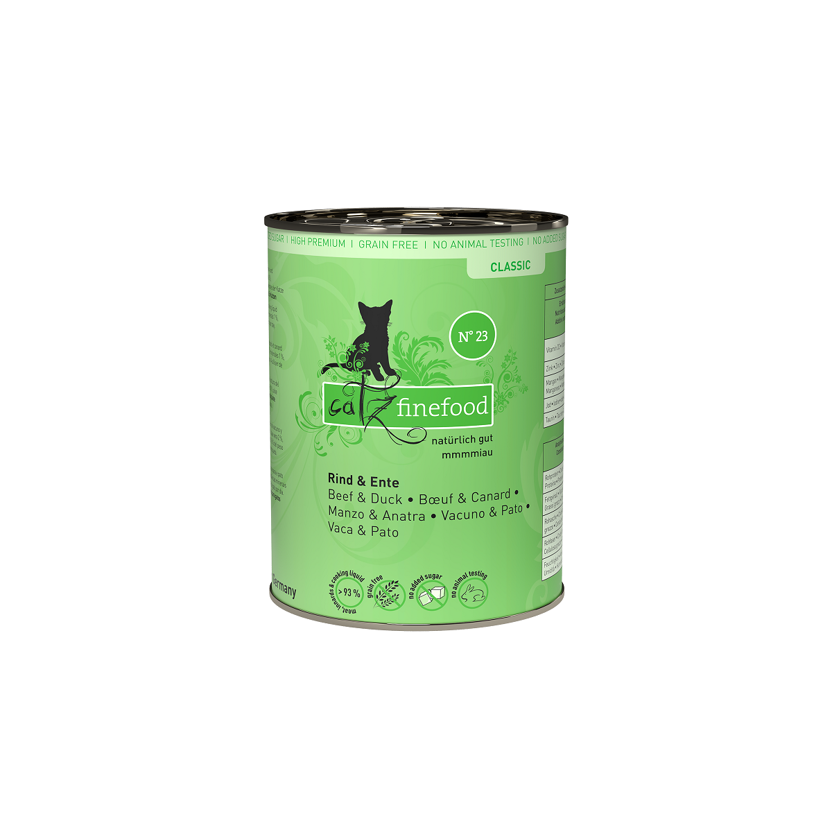 Catz Finefood No. 23 Rind & Ente 400g.