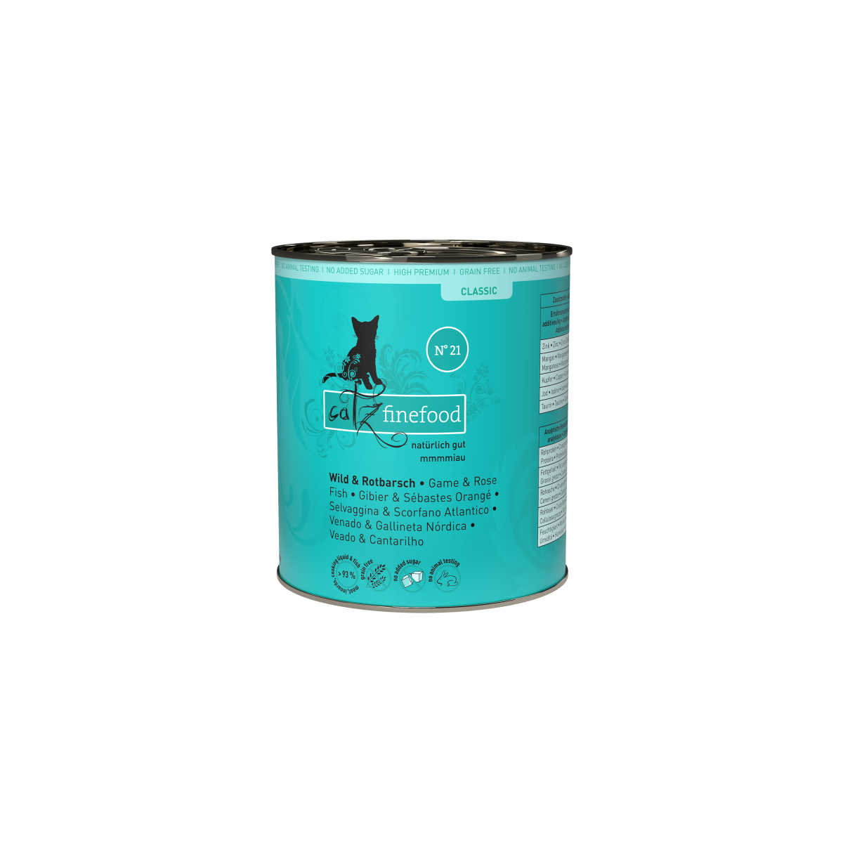 Catz Finefood No. 21 Wild & Rotbarsch 800g.