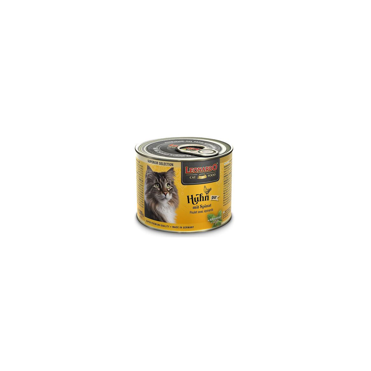 Leonardo Superior Selection Huhn mit Spinat 200g.