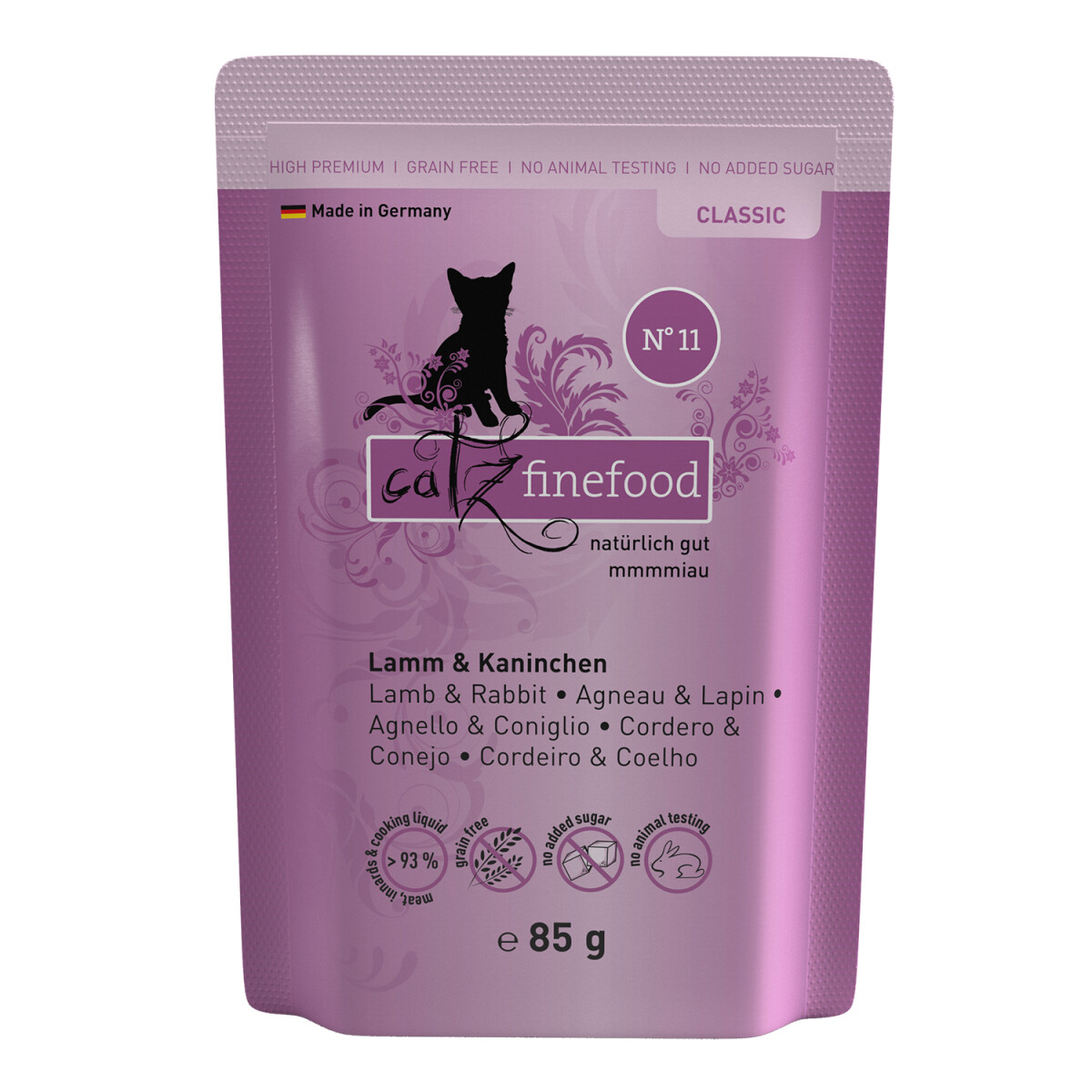 Catz Finefood No. 11 Lamm & Kaninchen 85g.-Beutel