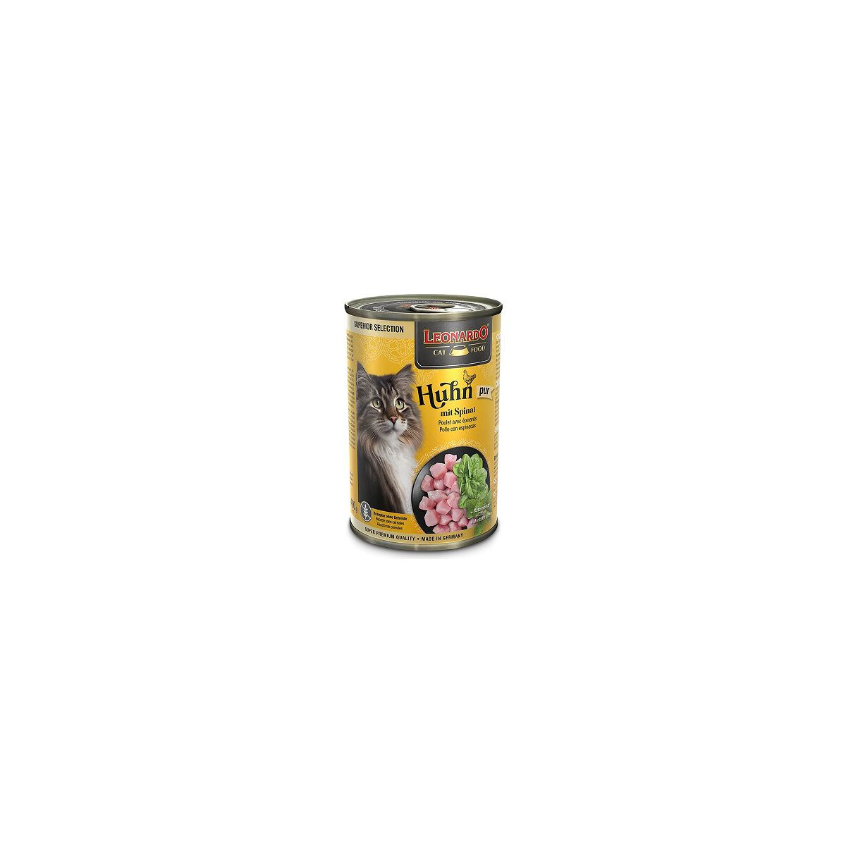 Leonardo Superior Selection Huhn mit Spinat 400g.