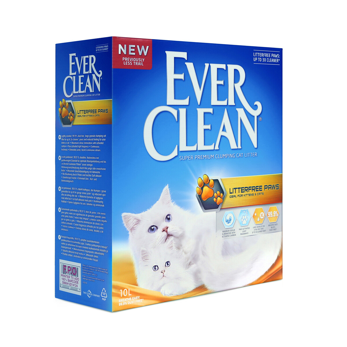 Ever Clean® Litterfree Paws Katzenstreu 10ltr.