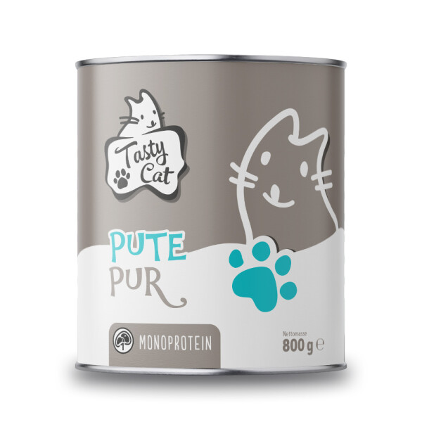 TastyCat MONO Pute pur 6 x 800g.