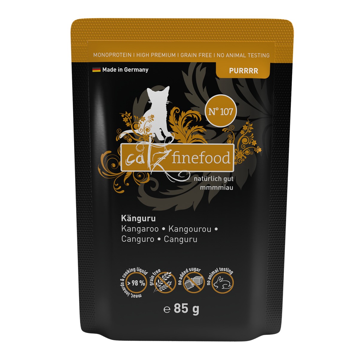 Catz Finefood Purrrr No. 107 Känguru 85g-Beutel