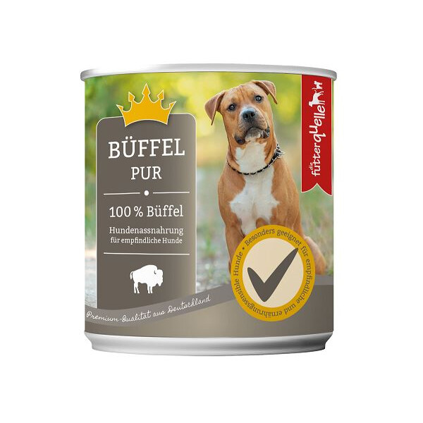 Futterquelle Büffel PUR 200g.-Dose  MHD 04.2025