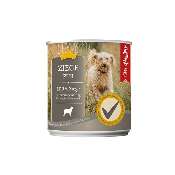 Futterquelle Ziege PUR 400g.-Dose