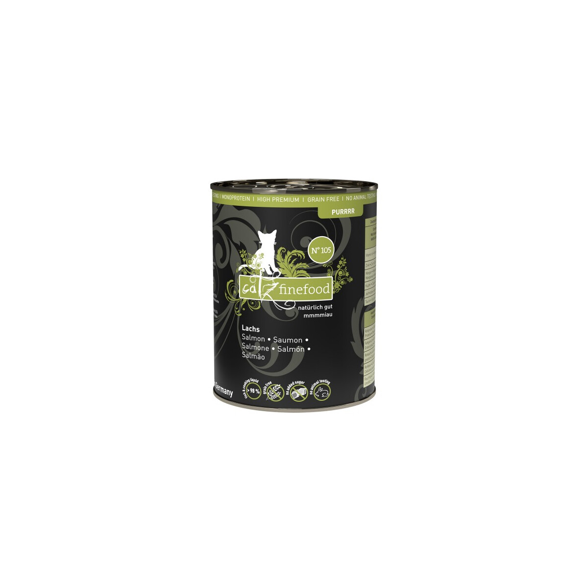 Catz Finefood Purrrr No. 105 Lachs 375g.  MHD: 11/2024