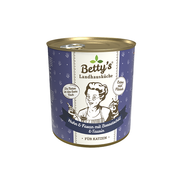 Betty´s Landhausküche Huhn und Fasan 800g.