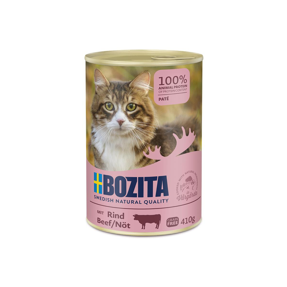 Bozita Rind 400g.  5 + 1 GRATIS