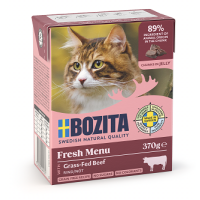 Bozita Häppchen in Gelee m. Rinderhack 370g.  5 + 1 GRATIS