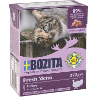 Bozita Häppchen in Gelee Pute 370g.  5 + 1 GRATIS