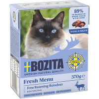 Bozita Häppchen in Soße mit Rentier 370g.  5 + 1 GRATIS