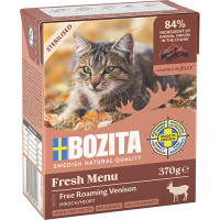 Bozita Sterilised Häppchen in Gelee Hirsch 370g.