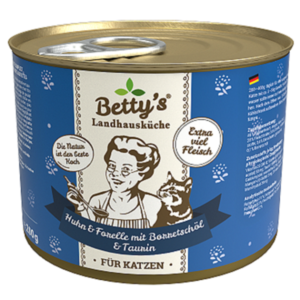 Betty´s Landhausküche Huhn & Forelle 200g.