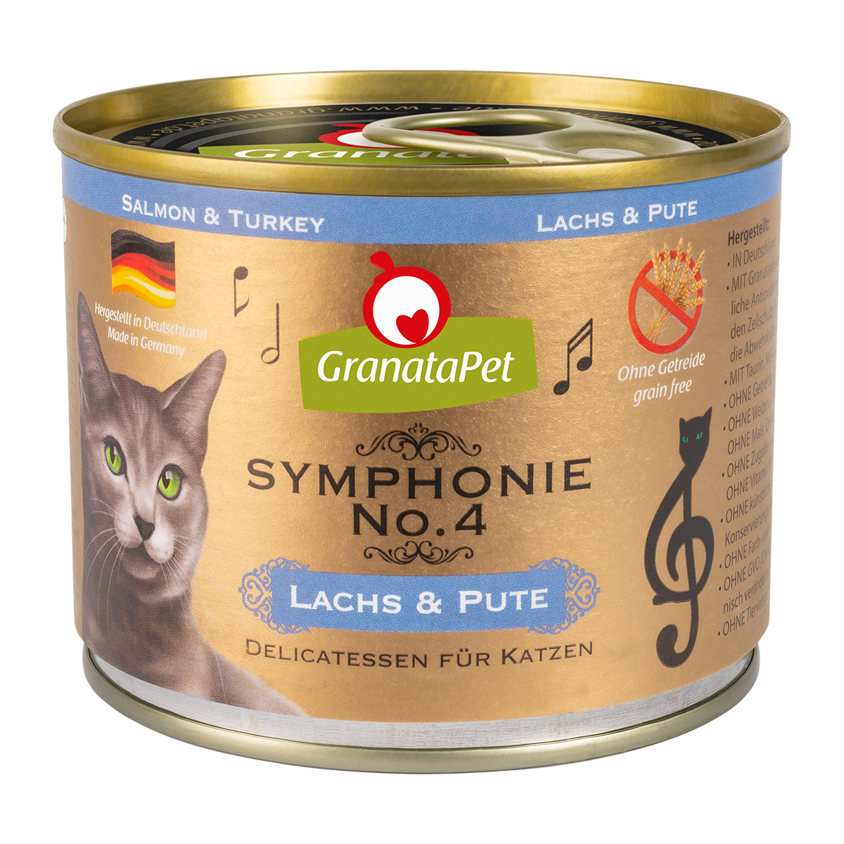 GranataPet Symphonie Nr. 4 Lachs & Pute 200g.